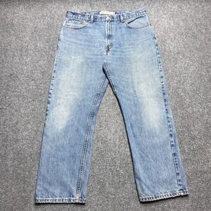 Vintage Levis 505 Jeans Men 38x30 Blue Regular Straight Light Wash Y2K Tag 38x30